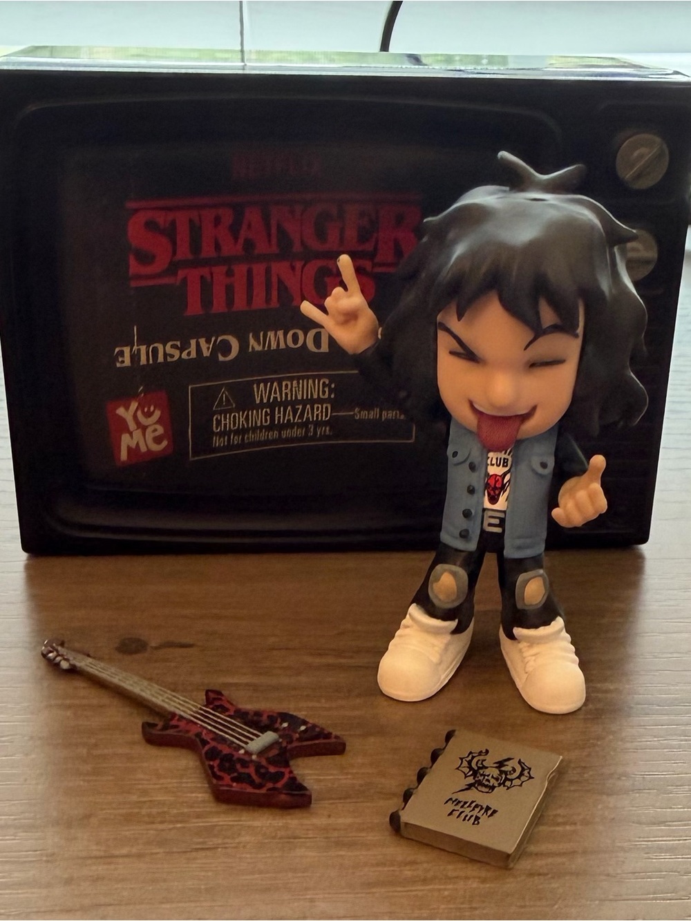 YuMe Toys Stranger Things Upside Down Capsule Series 1 Eddie Munson FIGURE